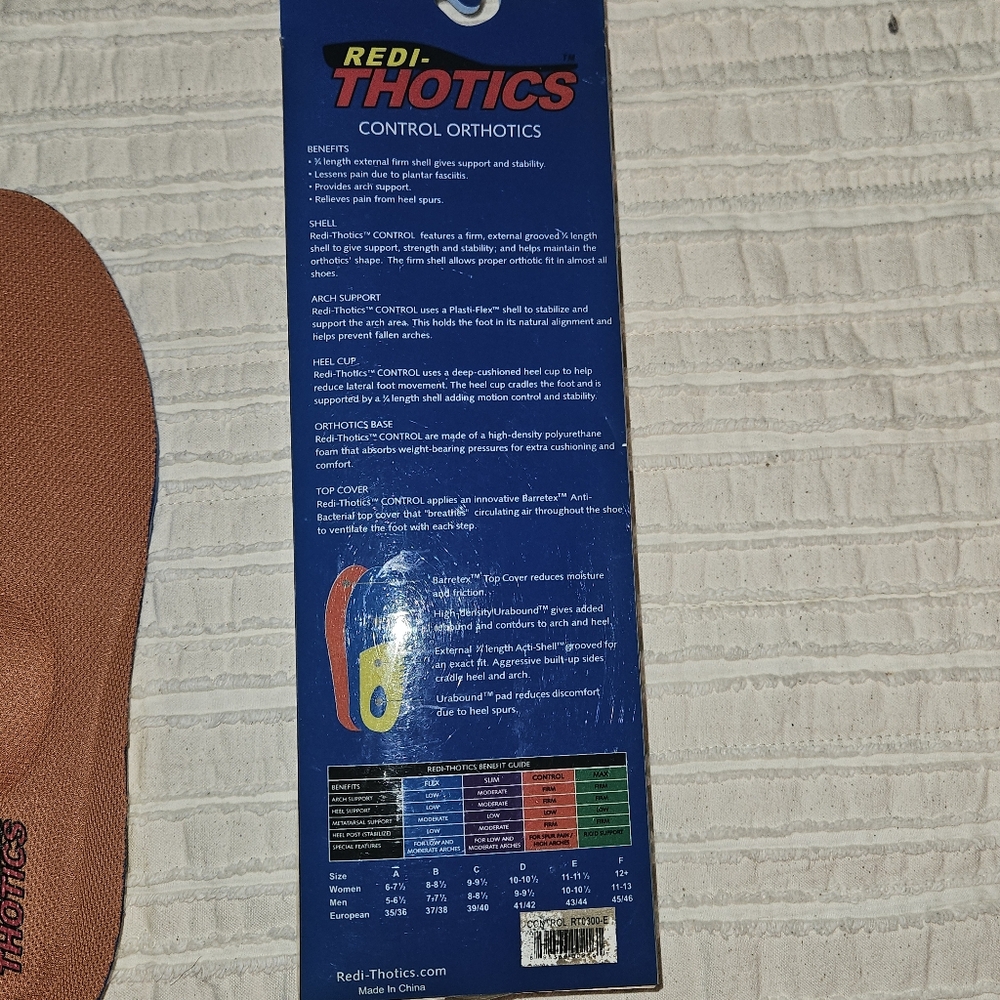 Redi-Thotics Control Insoles - Picture 4 of 6